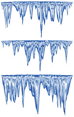 Image showing Thawing icicles