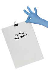 Image showing Digital document