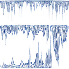 Image showing winter icicles