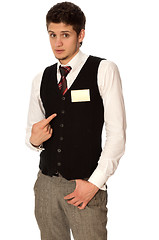 Image showing businessman presentation