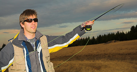 Image showing Flyfishing #5