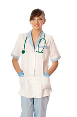 Image showing doctor with stethoscope