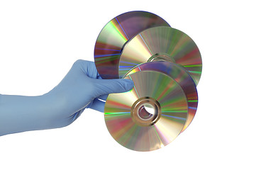 Image showing Disks with information