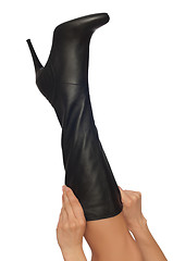 Image showing fetish boots