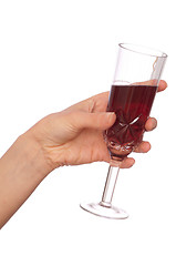 Image showing Champagne glass