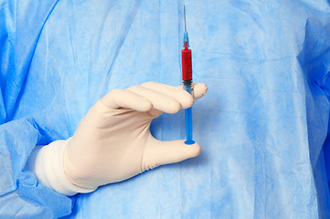 Image showing drug with blood