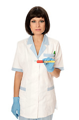 Image showing doctor with syringe