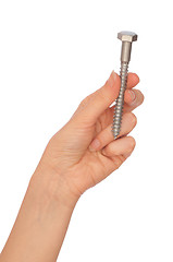 Image showing big screw