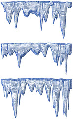 Image showing Thawing icicles