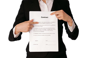 Image showing Contract