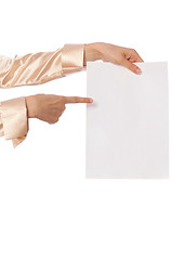 Image showing white blank paper