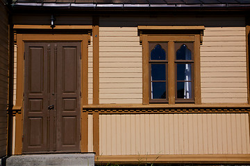 Image showing Detail with door and window