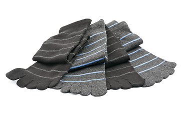 Image showing Striped Toe Socks