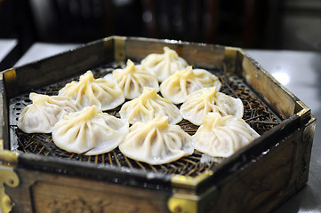 Image showing Steamed dumplings