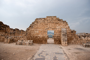 Image showing Ancient ruins in galilee