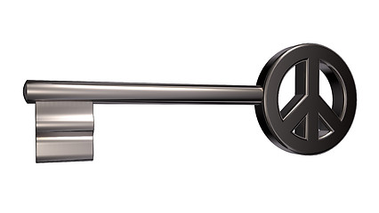 Image showing peace key