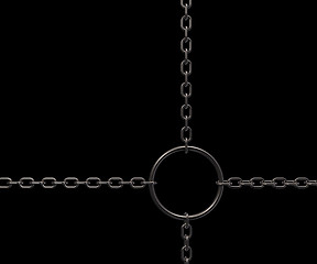 Image showing ring on chains