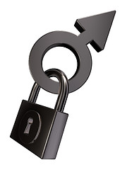 Image showing male lock