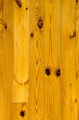 Image showing Pine rural floor closeup background in house 