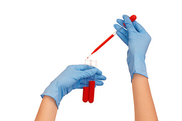 Image showing blood test