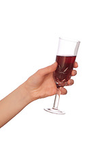 Image showing Champagne glass