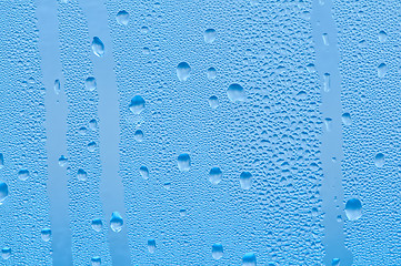 Image showing rain drops on the window