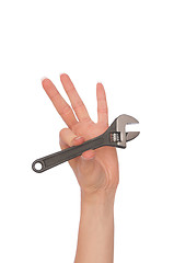 Image showing adjustable spanner