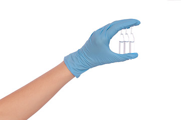 Image showing three vials