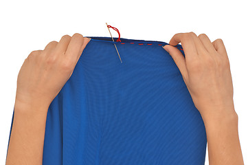 Image showing mending