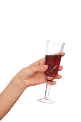 Image showing Champagne glass