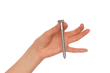 Image showing big screw