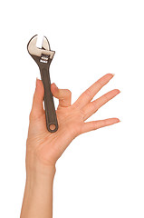 Image showing adjustable spanner