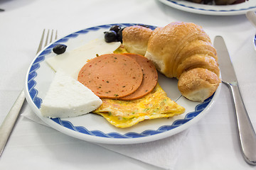 Image showing Big breakfast