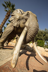 Image showing Statue of an African Elephant