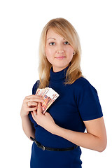 Image showing Beautiful business lady