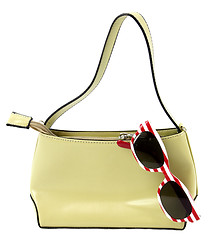 Image showing Sunglasses and purse