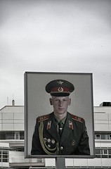 Image showing BERLIN - JUN 14: Checkpoint Charlie, on June 14th, 2012 in Berli