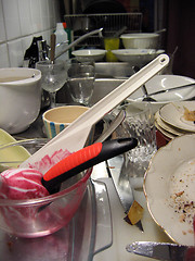 Image showing washing-up