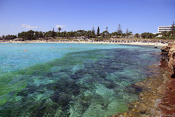 Image showing The beach in Cyprus.