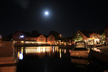 Image showing Night in Kristiansand