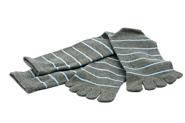 Image showing Striped Toe Socks