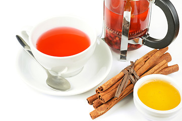 Image showing berries  tea