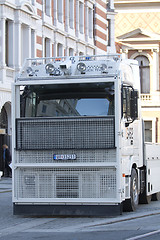 Image showing Heavy police truck