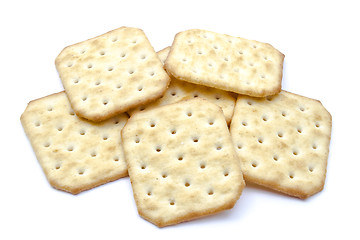 Image showing salty crackers