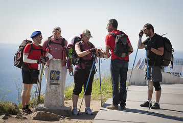 Image showing End of the pilgrims walk