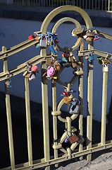 Image showing Padlocks for love