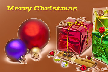 Image showing Merry Christmas card