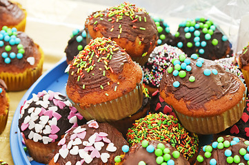 Image showing colorful cakes