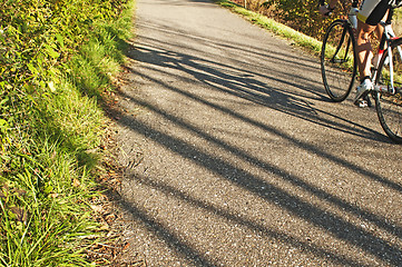 Image showing bicycle with shadow