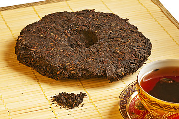 Image showing Chinese Pu-Erh tea